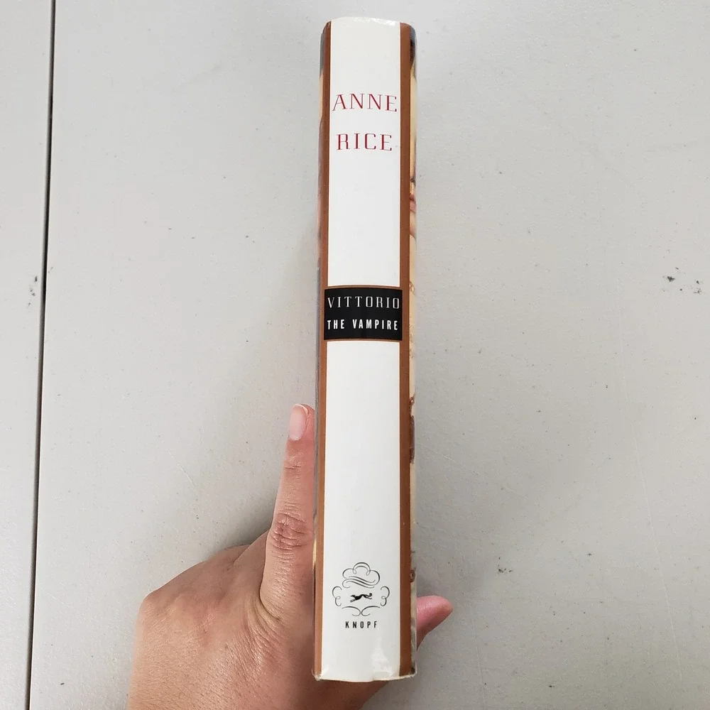 Vittorio the Vampire Anne Rice 1999 First Trade Edition Hardcover Horror Novel